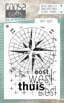 Coosa Crafts Clear Stamps - Oost-West
