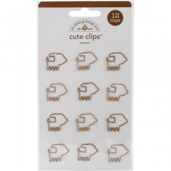 Doodlebug Paper Clips - Puppies 12 Stk.
