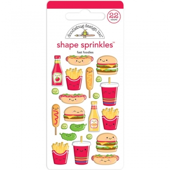 Doodlebug Shape Sprinkles (Epoxy Sticker) - Perfect Combo