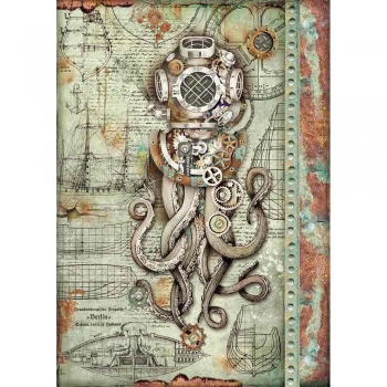 Stamperia Reis Papier - Octopus A4