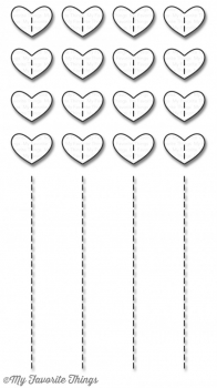 Die-namics - Stitched Heart Grid *limitiert*