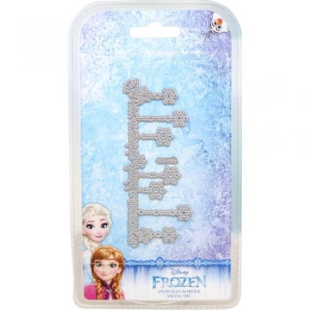 Frozen Metall Stanze - Snowman Border