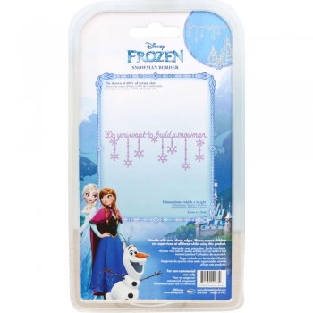 Frozen Metall Stanze - Snowman Border