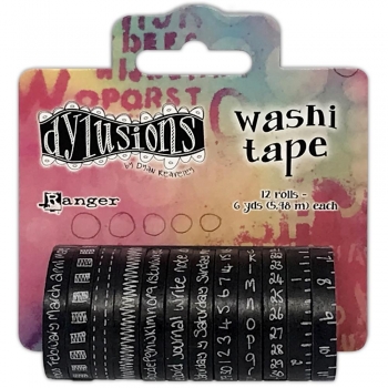 Dylusion - Washi Tape - Schwarz