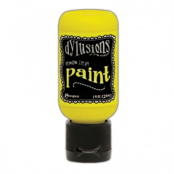 Ranger Dylusions Paint Flip Cap Bottle - Lemon Zest