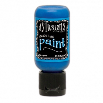 Ranger Dylusions Paint Flip Cap Bottle - London Blue