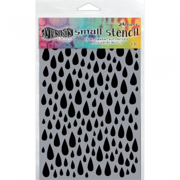 Dylusions small stencil - Teardrops, Small