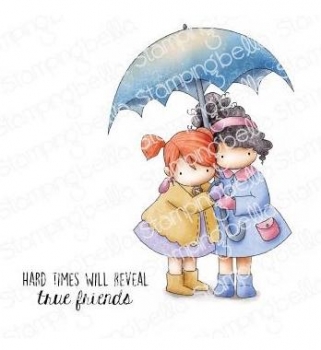 Stamping Bella - TINY TOWNIE collection - Tiny Townie Under An Umbrella