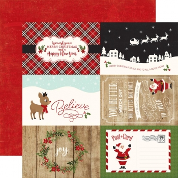 Echo Park - A Perfect Christmas - 4 x 6 Journaling Cards 12"