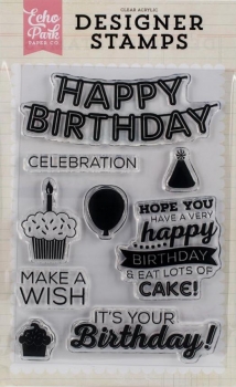 Echo Park Clear Stamps - It`s your Birthday