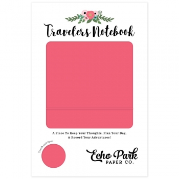 Echo Park Travelers Notebook - Standard - Coral