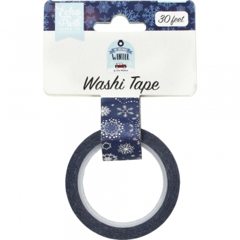 Echo Park Washi Tape - Frosted Snowflakes