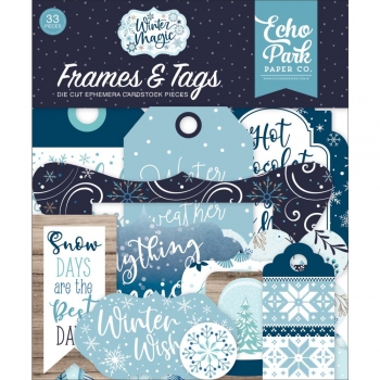 Carta Bella Frames & Tags - Winter Magic