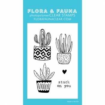 Flora & Fauna Clear Stamps - Mini Stuck on You