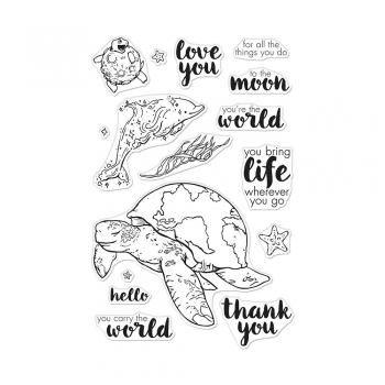 Hero Arts Clearstamps - Carry The World