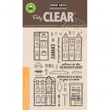 Hero Arts Clearstamps - Welcom Neighbor