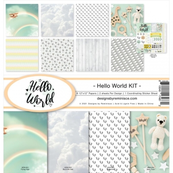 Reminisce - Collection Kit - 12" x 12" - Hello World Kit