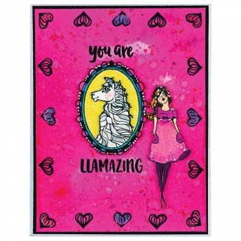 Jane Davenport Clear Stamps - Llama Drama