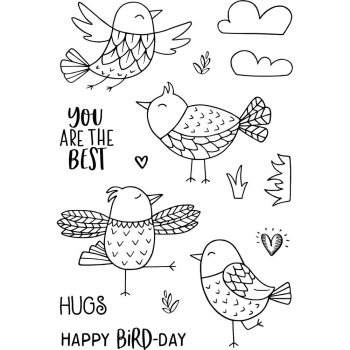 Jane`s Doodles Clear Stamp`s - Free as a Bird