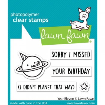 Lawn Fawn Clear Stamps - Year Eleven