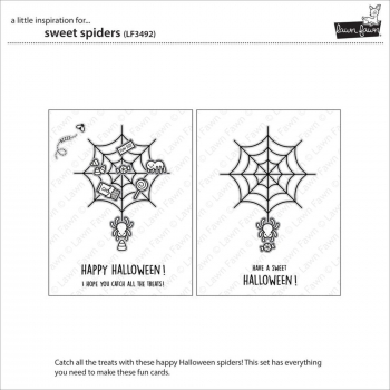 Lawn Fawn Clear Stamps - Sweet Spiders