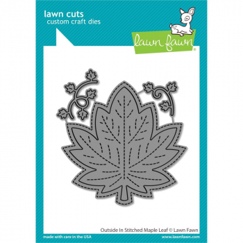 Lawn Fawn Die - Outside In Stitched Maple Leaf