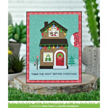 Lawn Fawn Die - Build-A-House Christmas Add-On