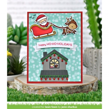 Lawn Fawn Die - Build-A-House Christmas Add-On