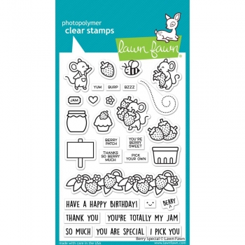 Lawn Fawn Clear Stamps - Berry Special