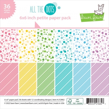 Lawn Fawn 6" x 6" Paper Pad - All the Dots