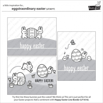 Lawn Fawn Clear Stamps - Eggstra-Ordinary Easter