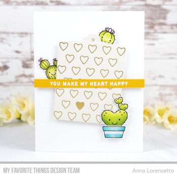 MFT Hotfoil Stamp - Impressive String of Hearts