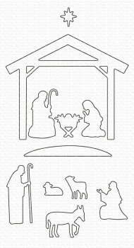 Die-namics - Nativity Silhouette