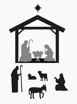 Die-namics - Nativity Silhouette