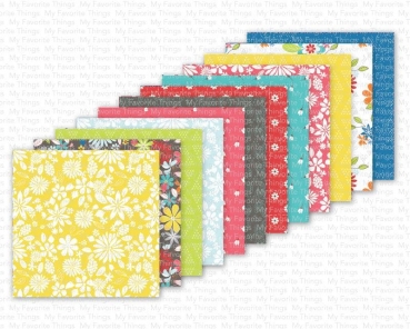 MFT Design Papier 6" x 6" - Wildflowers *Limitiert*