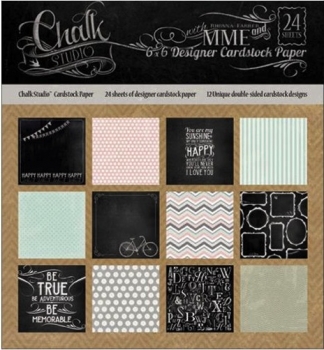 %MME Chalk Studio Paper Pad 6" x 6"%