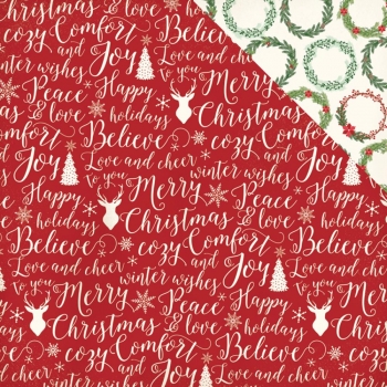 My Mind's Eye - Comfort & Joy "Christmas Cheer" 12"x12"