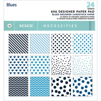 MME Paper Pad - 6" x 6" - Blues