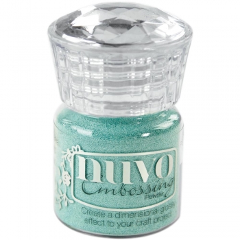 Nuvo Embossing Powder - Cool Jade 