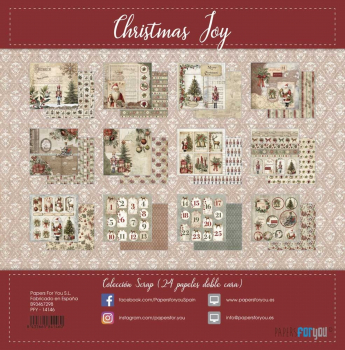 Papers For You Paper Pack - Christmas Joy Collection - 6" x 6"