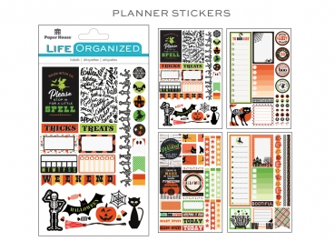 Paper House Life Organized Planner Stickers - Halloween Fun