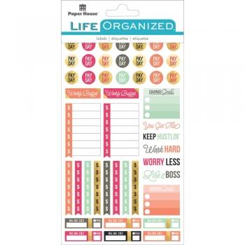 Paper House Life Organized Planner Stickers - Free Spirit