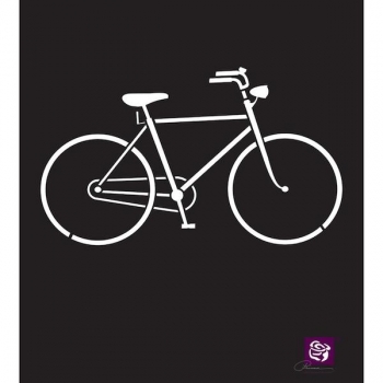 Prima Marketing 6" x 6" Stencil - Bicycle