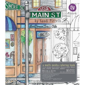 Prima Marketing Coloring Book - Main Street