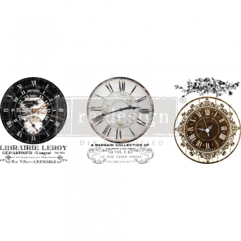 Prima Decor Transfers - Vintage Clocks