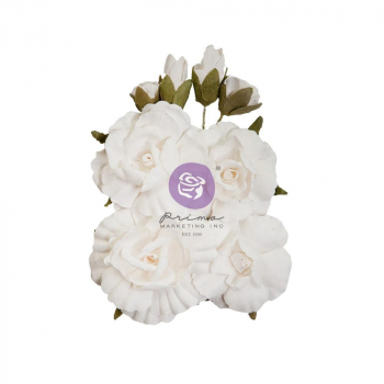 Prima Marketing Sharon Ziv Paper Flowers - Lily White 8 Stk.