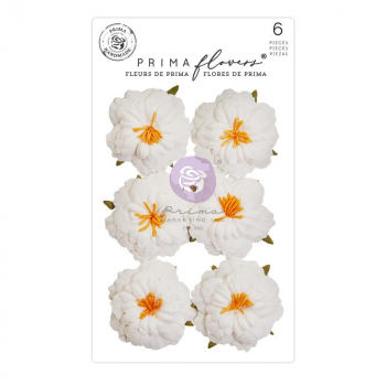 Prima Marketing Mulberry Paper Flowers - Floral Song/Spring Abstract 6 Stk.