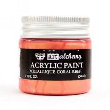 Prima Marketing Acrylic Paint - Metallique Coral Reef