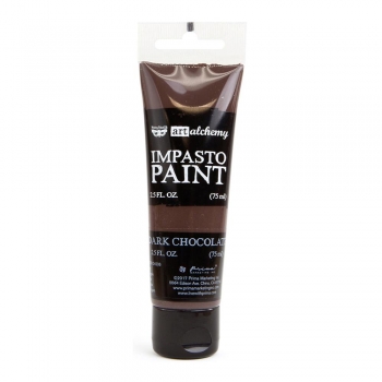 Prima Marketing Art Alchemy - Impasto Paint - Dark Chocolate