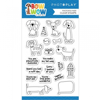 Photo Play Clear Stamps - Bow Wow 